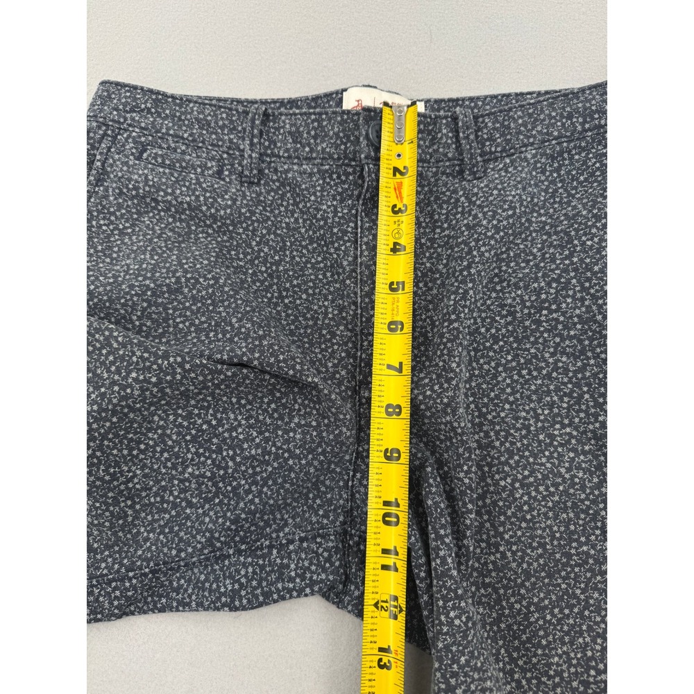 Original Penguin Mens Navy Blue Floral 8" Inseam Cotton Chino Shorts Size 31β - Picture 8 of 12